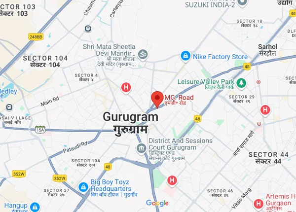Bhumika new launch mg road gurgaon Location