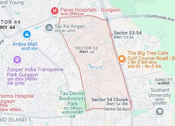 Godrej Sora Sector 53
 Location Map plan