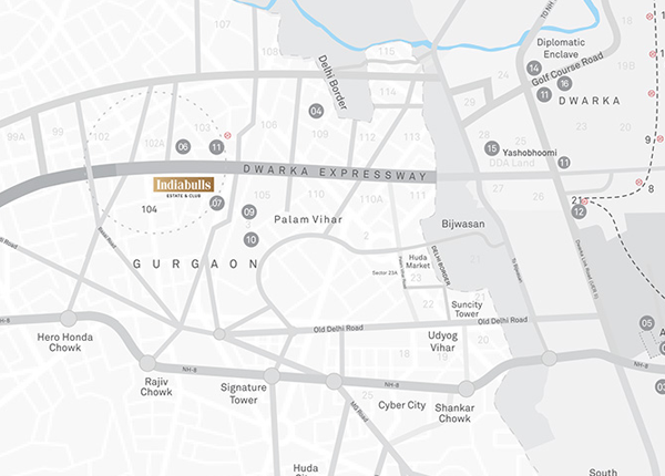 Indiabull Heights  Location