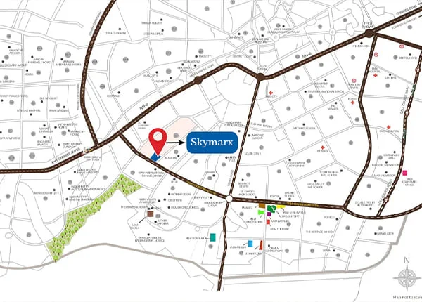 Skymarx Sco Plot sector 74
 Location Map plan